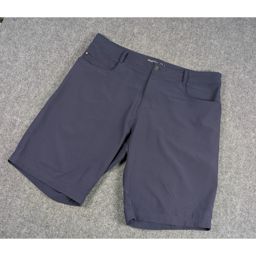 Straight Down Golf Shorts Mens 36 Navy Blue Performance Casual‎ Stretch